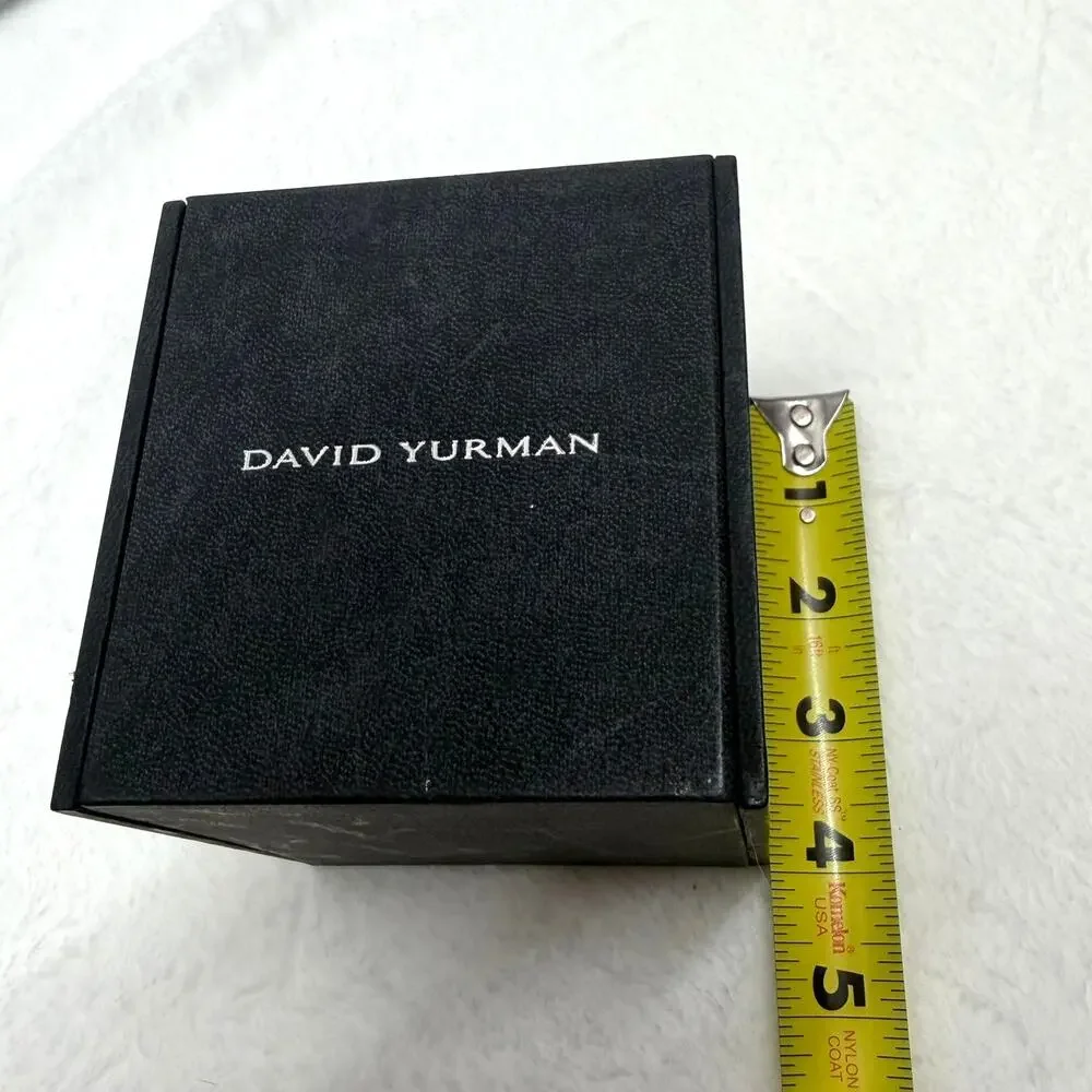 DAVID YURMAN‎ Black Empty Jewelry Ring/Bracelet Gift Display Box with Pillow